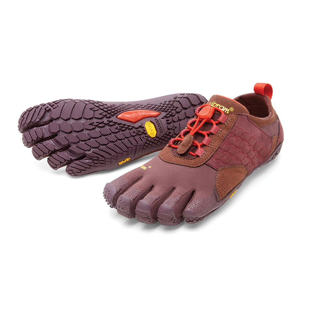 Vibram Fivefingers Trek Ascent Bayan Yürüyüş Ayakkabısı Mor/Kırmızı,QI7541906